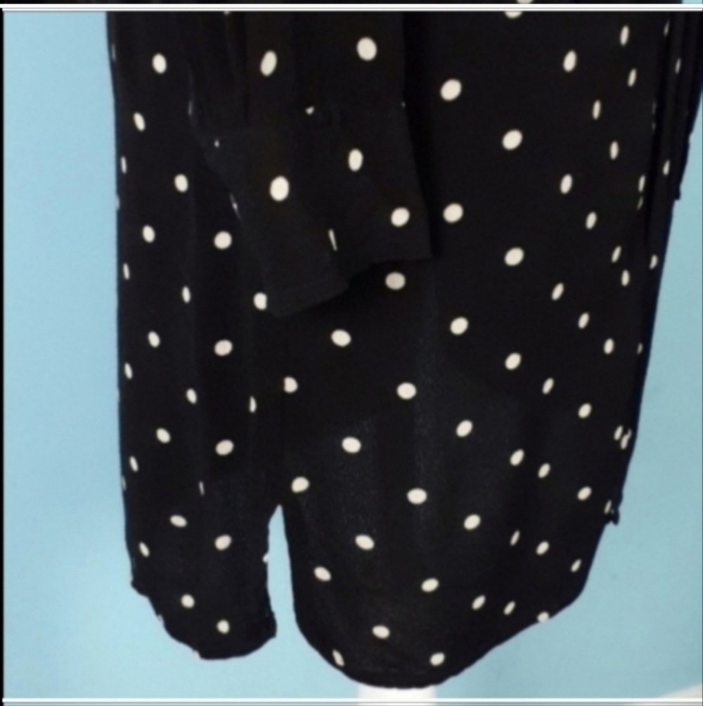 Madewell Broadway and Broome shirt dress pockets polkadots XS - Picture 4 of 6